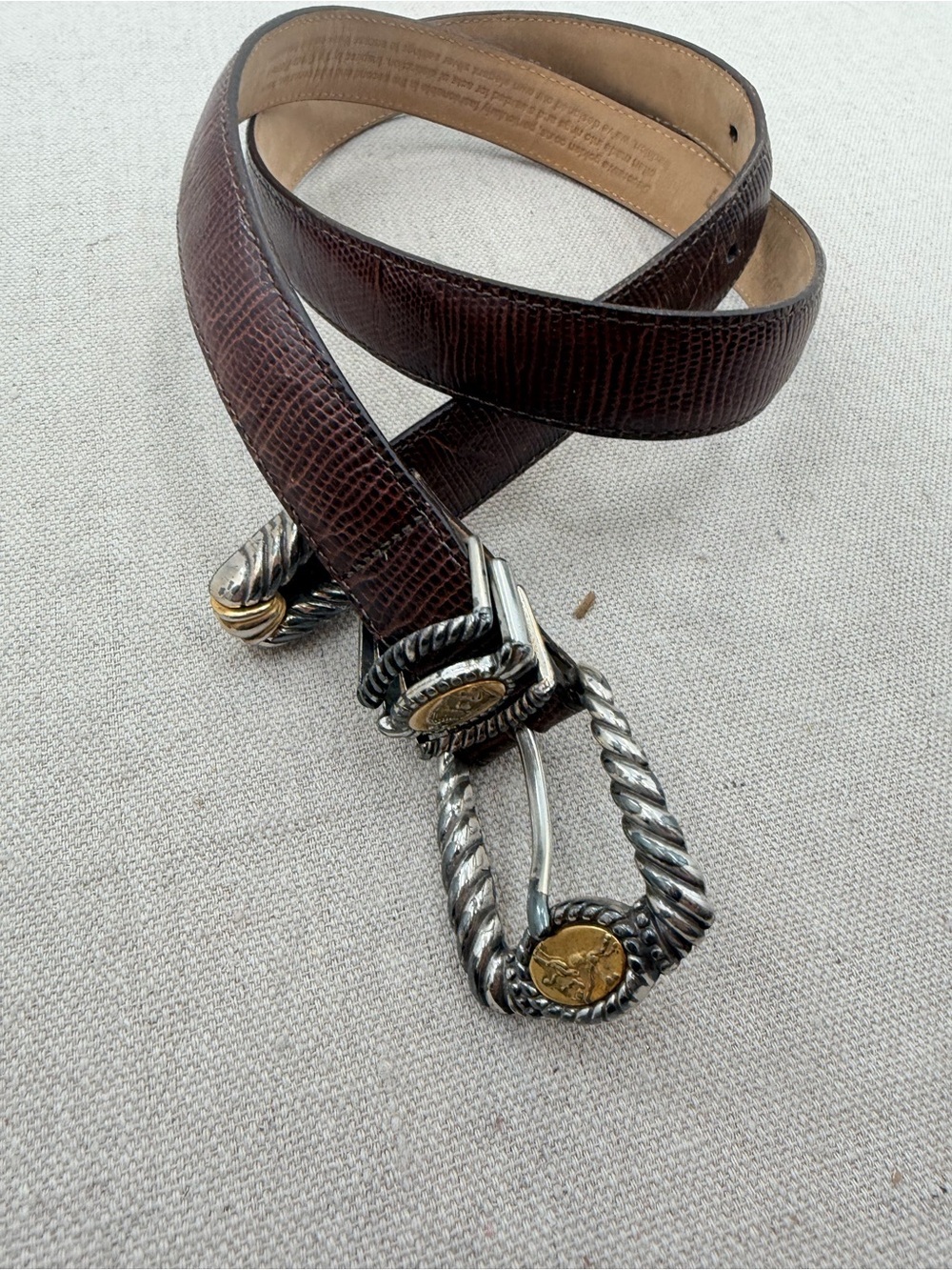 Vintage Brighton Museum Collection Leather Belt